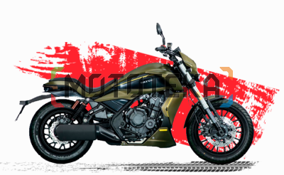 Мотоцикл чоппер / круизер Dayun (Даюн) DY500 - 6F хаки с ПТС