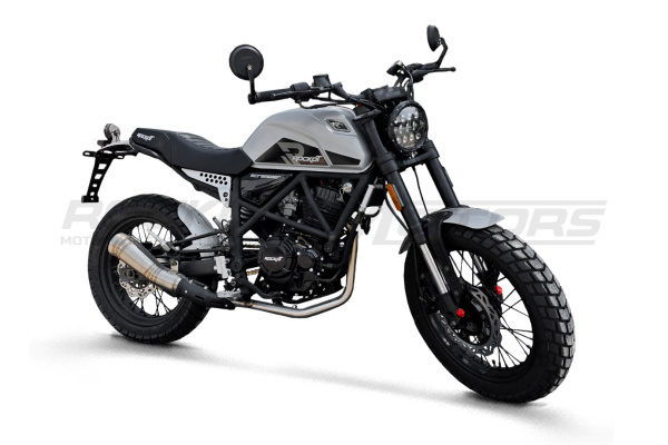 Мотоцикл дорожный ROCKOT (Рокот) SCRAMBLER (серый) с ПТС | Мототека