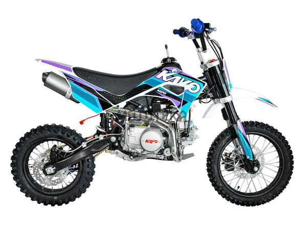 Питбайк KAYO (Кайо) MINI К125EM 14/12 (механ. сцепл., эл. стартер 2024г.) | Мототека