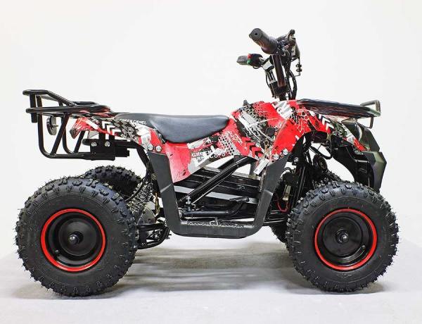 Электроквадроцикл детский GreenCamel (ГринКэмел) Гоби K45 (36V 800W R6 Цепной привод) красный экстрим (машинокомплект) | Мототека Электроквадроцикл детский GreenCamel (ГринКэмел) Гоби K45 (36V 800W R6 Цепной привод) красный экстрим (машинокомплект) | Мототека